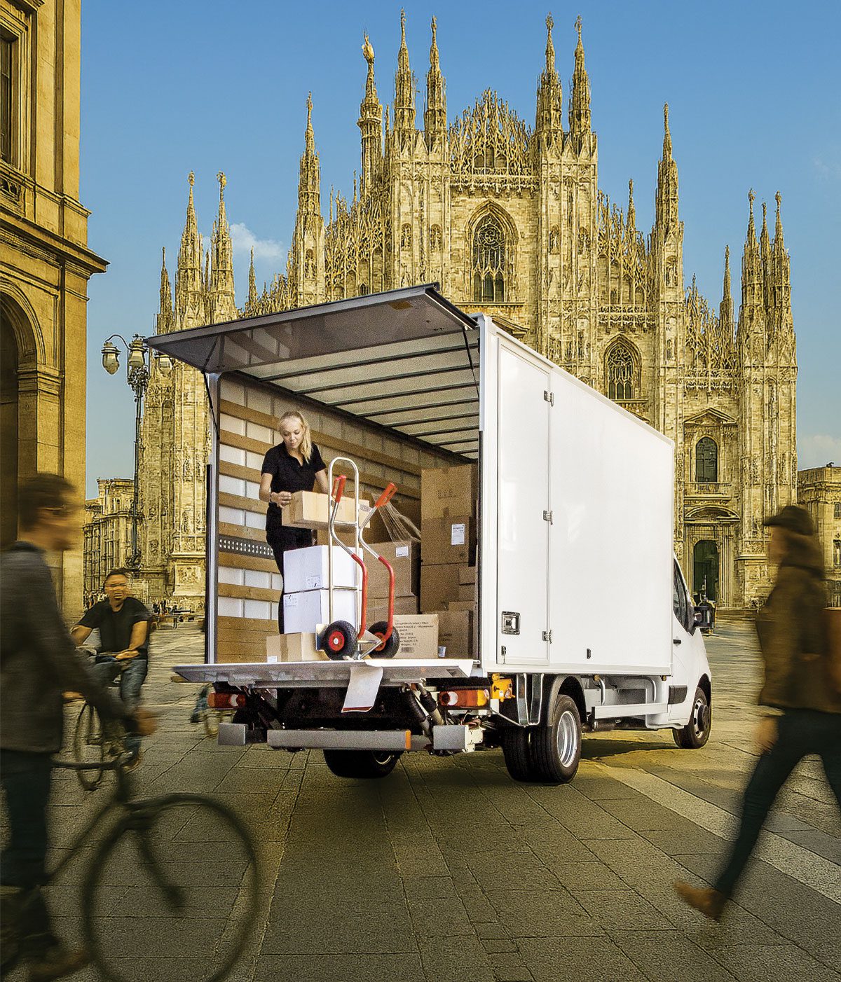 allestimento veicoli con box chiusi milano